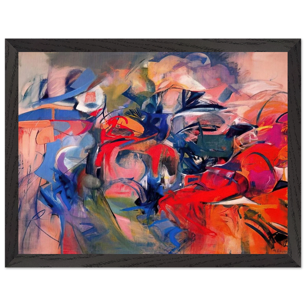 Fanfare - 1968 by Miriam Schapiro — Framed art print at Zephyeer