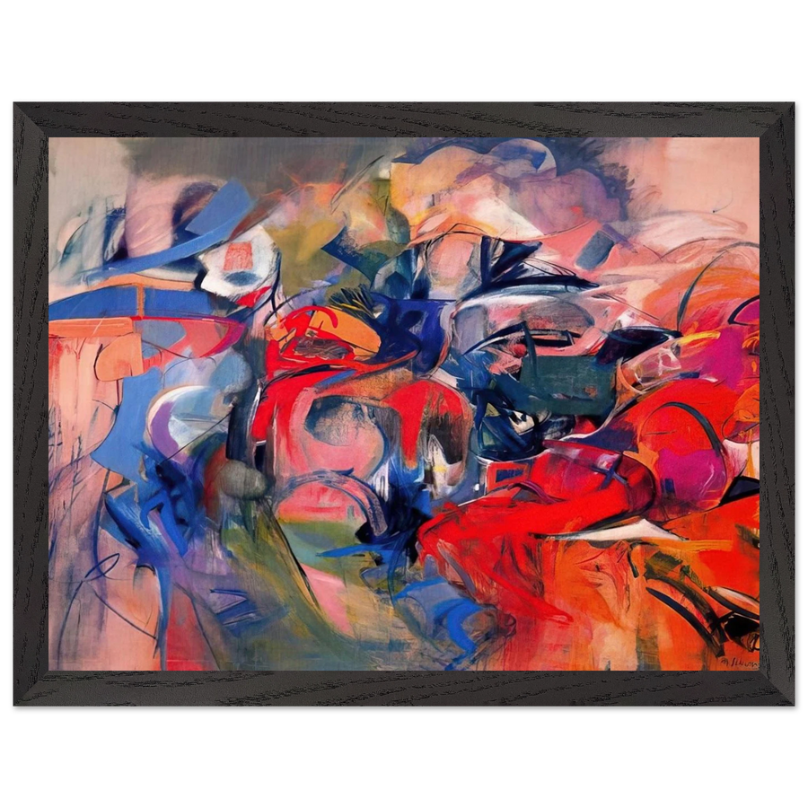 Fanfare - 1968 by Miriam Schapiro — Framed art print at Zephyeer