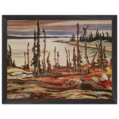 Wilderness, Deese Bay - Art Nouveau Modern by A.Y. Jackson — Framed art print at Zephyeer