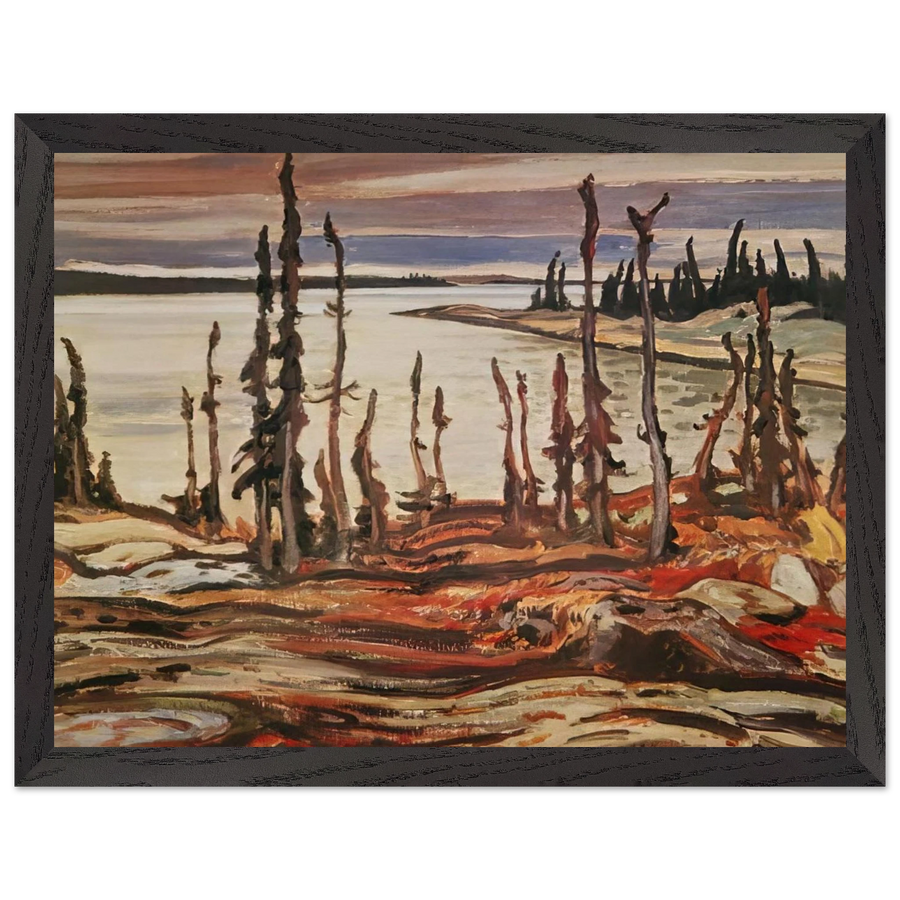 Wilderness, Deese Bay - Art Nouveau Modern by A.Y. Jackson — Framed art print at Zephyeer