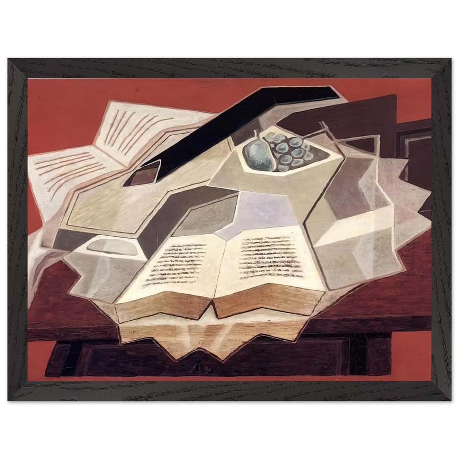 THE OPEN BOOK 1925 1 by Juan Gris — Framed art print at Zephyeer
