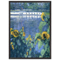SUNFLOWERS ON THE BANKS OF THE SEINE by Gustave Caillebotte — Framed art print at Zephyeer