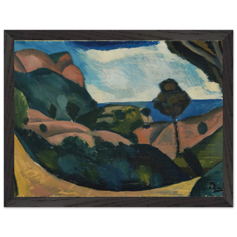 LANDSCAPE NEAR CASSIS 1907 by Andre Derain — Framed art print at Zephyeer