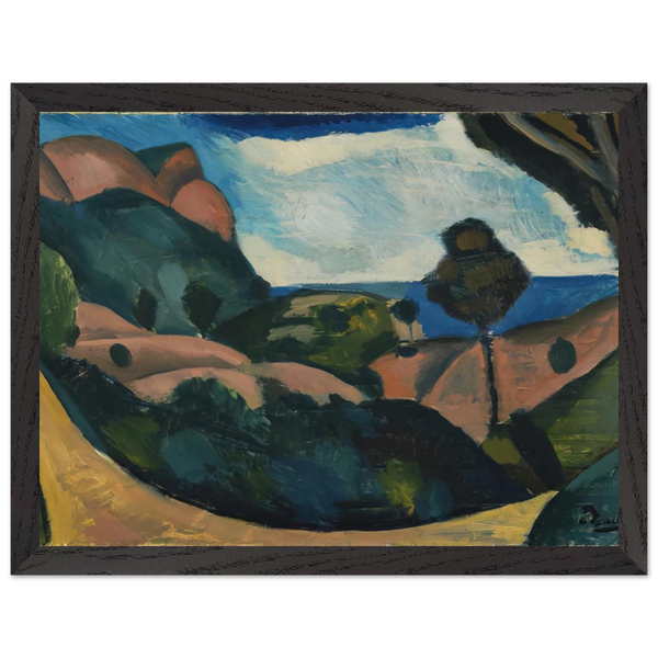 LANDSCAPE NEAR CASSIS 1907 by Andre Derain — Framed art print at Zephyeer