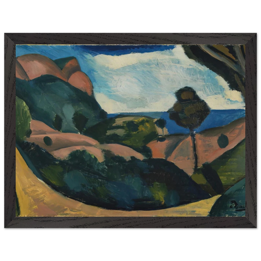 LANDSCAPE NEAR CASSIS 1907 by Andre Derain — Framed art print at Zephyeer