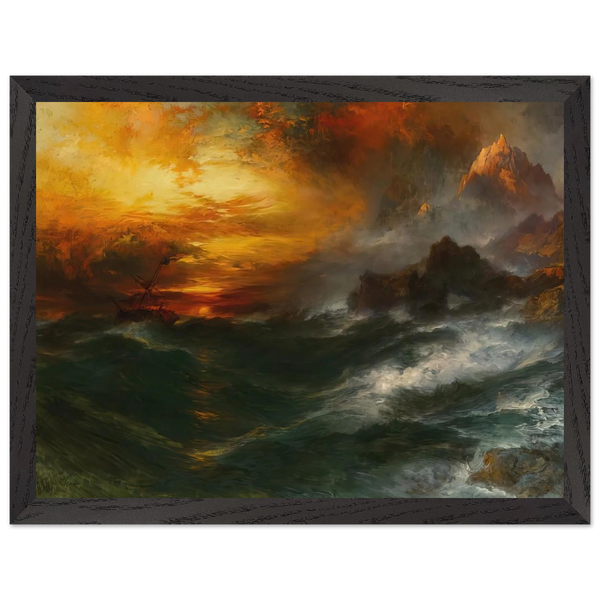 A Mountain of Loadstone Arabian Nights by Thomas Moran — Framed art print at Zephyeer