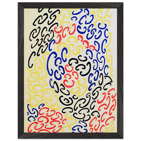 COMPOSITION 10 by Sonia Delaunay — Framed art print at Zephyeer