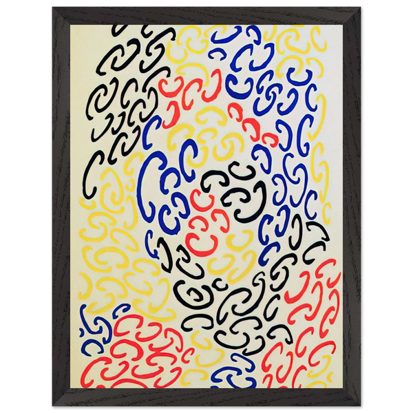 COMPOSITION 10 by Sonia Delaunay — Framed art print at Zephyeer
