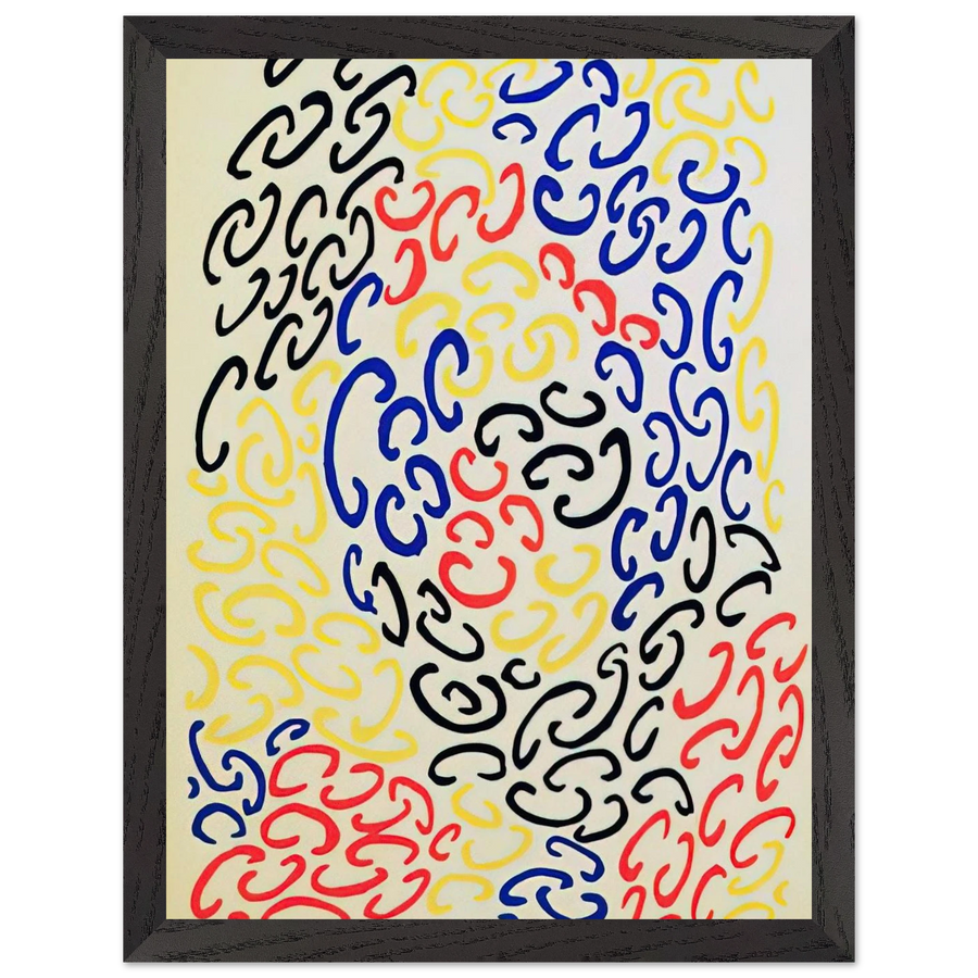 COMPOSITION 10 by Sonia Delaunay — Framed art print at Zephyeer
