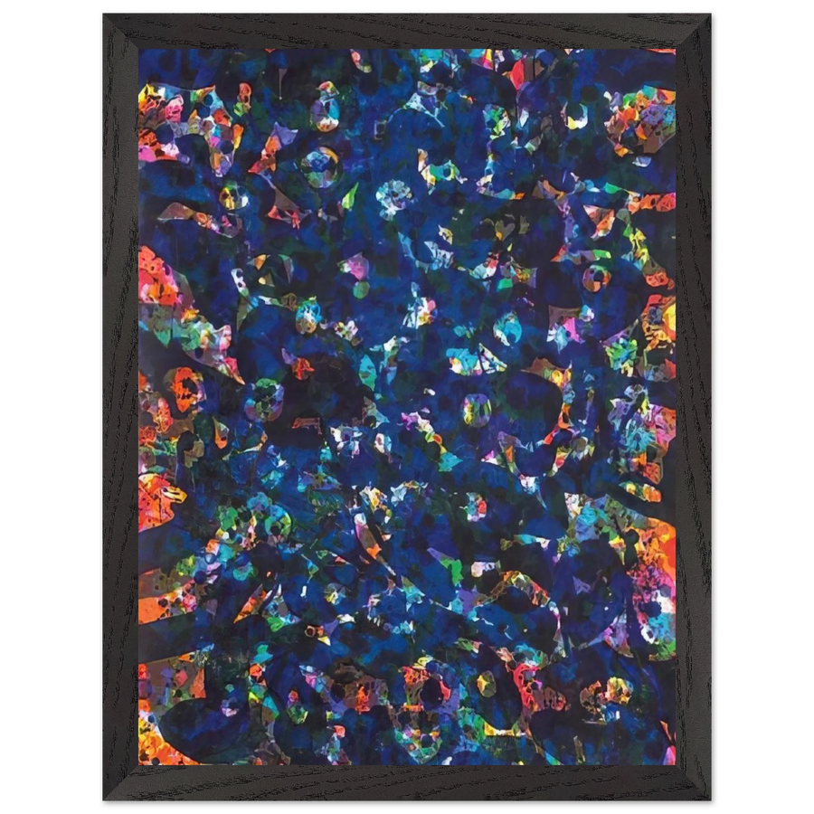 Her Blue Deeps by Sam Francis — Framed art print at Zephyeer