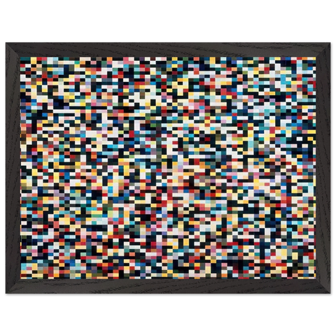 4096 COLOURS 1974 by Gerhard Richter — Framed art print at Zephyeer