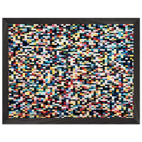 4096 COLOURS 1974 by Gerhard Richter — Framed art print at Zephyeer