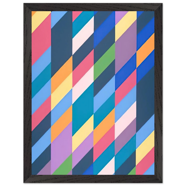 SHADOW PLAY 1990 by Bridget Riley — Framed art print at Zephyeer