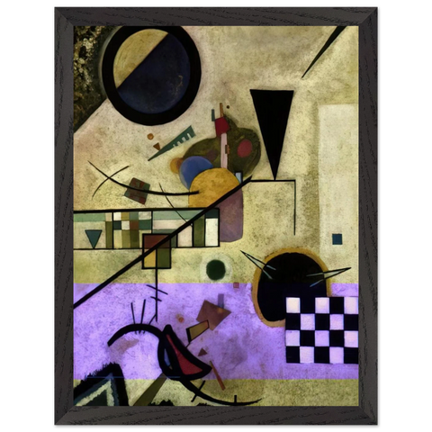 CONTRASTING SOUNDS 1924 by Wassily Kandinsky — Framed art print at Zephyeer