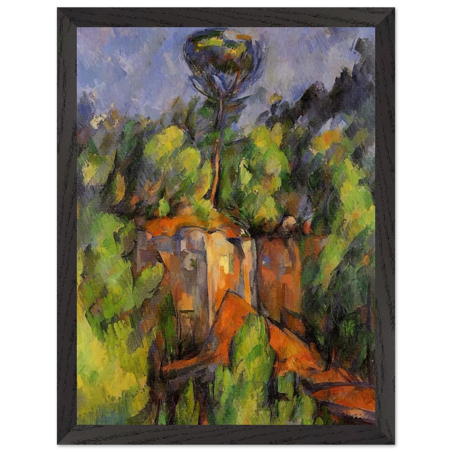 Bibemus Quarry by Paul Cézanne — Framed art print at Zephyeer