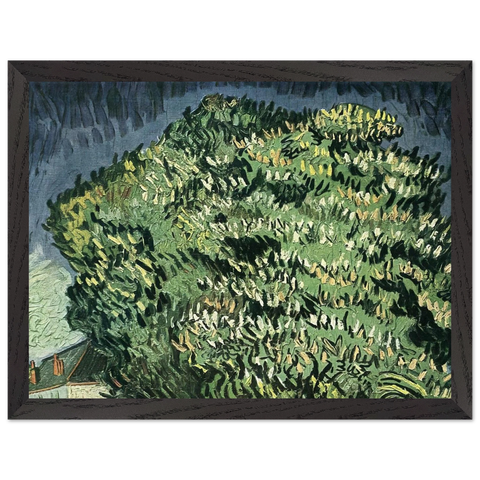 Chestnut Trees in Blossom by Vincent van Gogh — Framed art print at Zephyeer