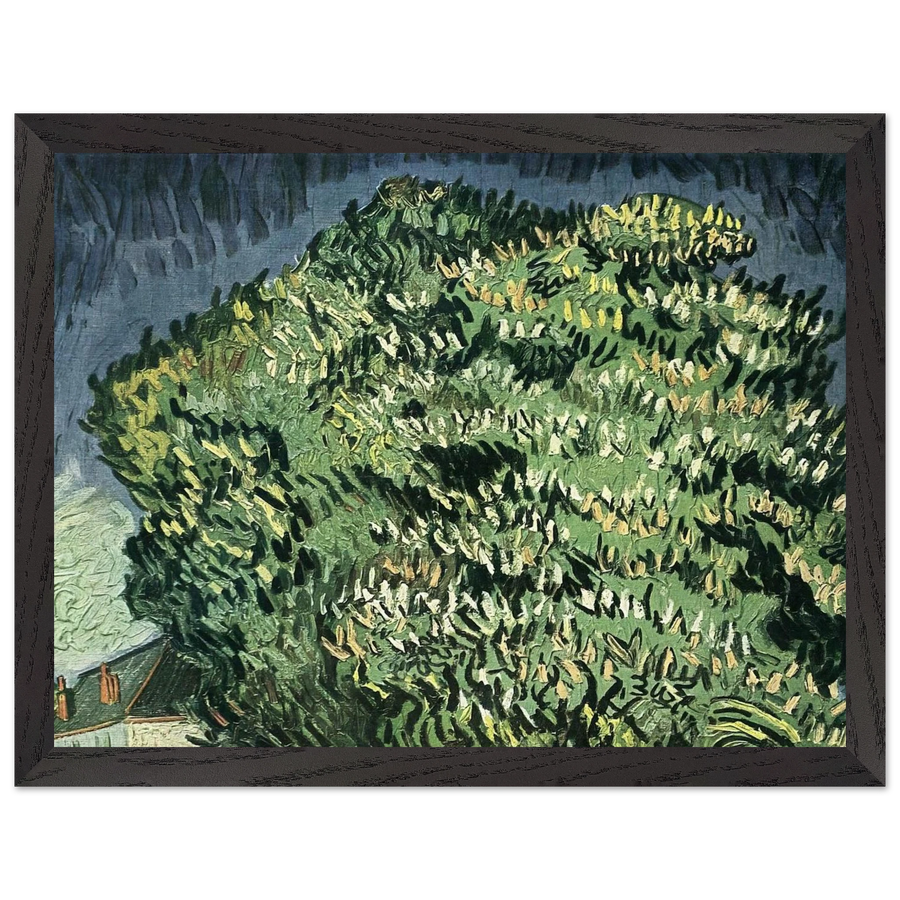 Chestnut Trees in Blossom by Vincent van Gogh — Framed art print at Zephyeer