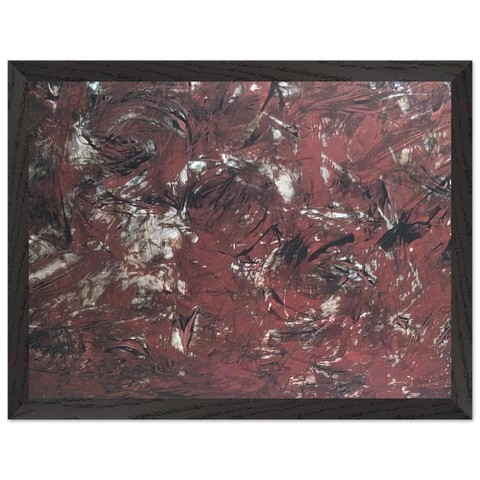 UNTITLED 1982 by Milton Resnick — Framed art print at Zephyeer