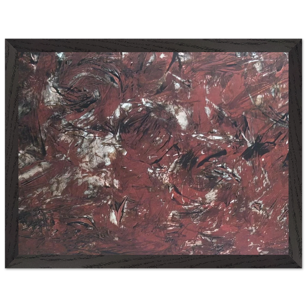 UNTITLED 1982 by Milton Resnick — Framed art print at Zephyeer