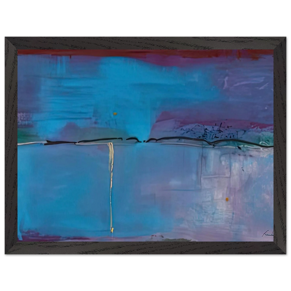 Zone Blue, 1994- by Helen Frankenthaler — Framed art print at Zephyeer