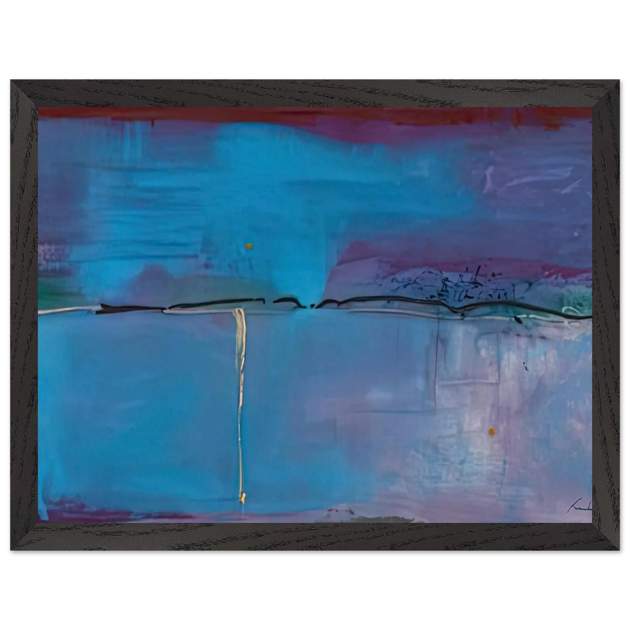 Zone Blue, 1994- by Helen Frankenthaler — Framed art print at Zephyeer
