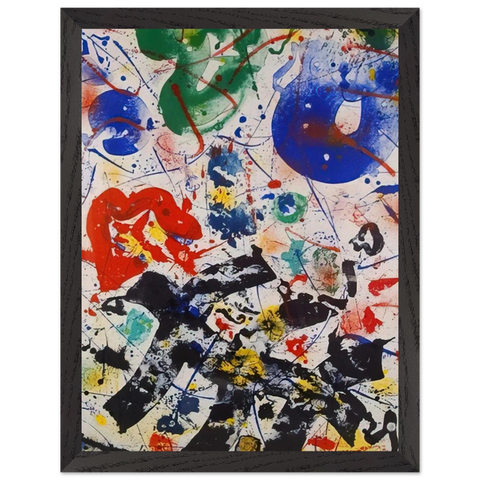 Untitled  SF 357 by Sam Francis — Framed art print at Zephyeer
