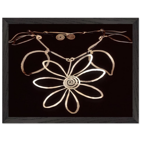 FLOWER NECKLACE 1938 by Alexander Calder — Framed art print at Zephyeer