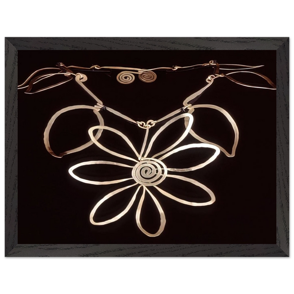 FLOWER NECKLACE 1938 by Alexander Calder — Framed art print at Zephyeer