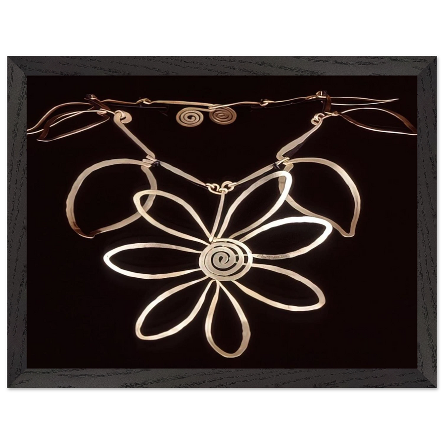 FLOWER NECKLACE 1938 by Alexander Calder — Framed art print at Zephyeer