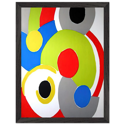 COMPOSITION 1 by Sonia Delaunay — Framed art print at Zephyeer