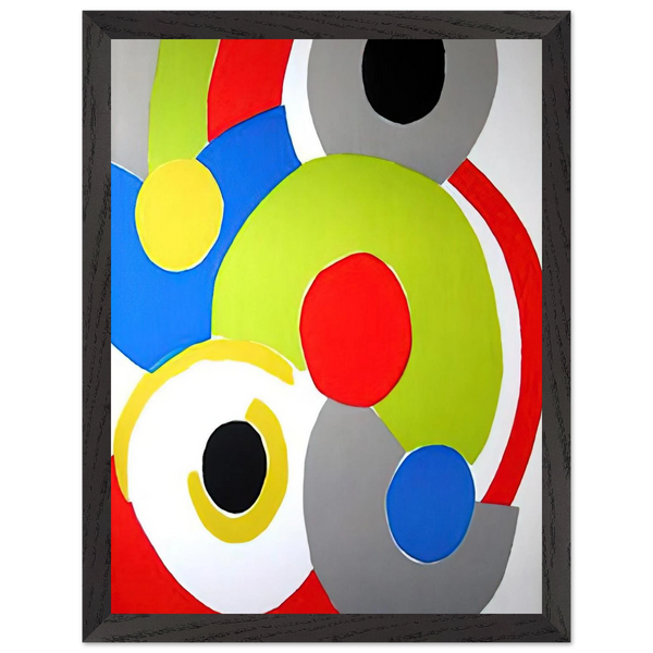COMPOSITION 1 by Sonia Delaunay — Framed art print at Zephyeer