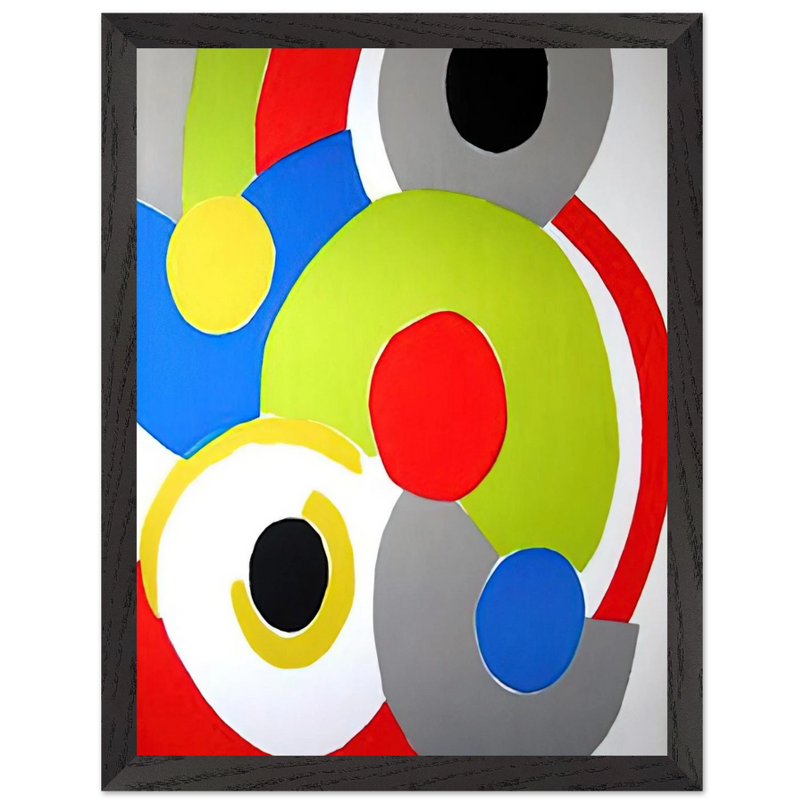 COMPOSITION 1 by Sonia Delaunay — Framed art print at Zephyeer