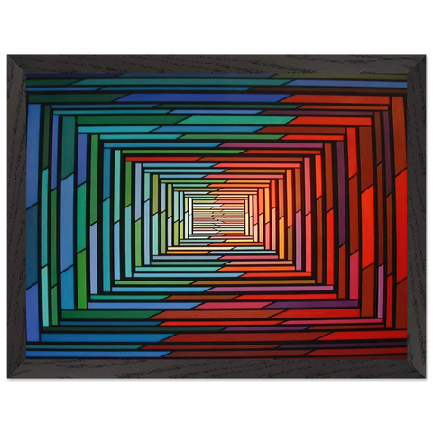 No â€" Stop - 1996 by Piero Dorazio — Framed art print at Zephyeer