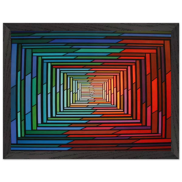 No â€" Stop - 1996 by Piero Dorazio — Framed art print at Zephyeer