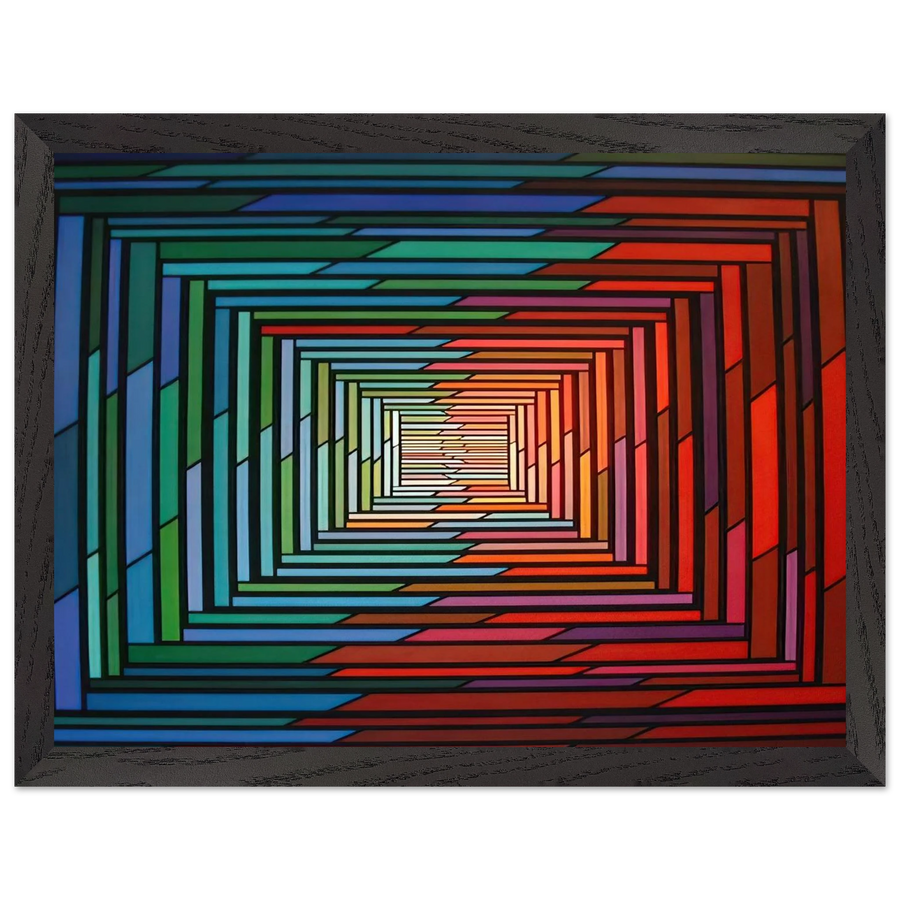 No â€" Stop - 1996 by Piero Dorazio — Framed art print at Zephyeer