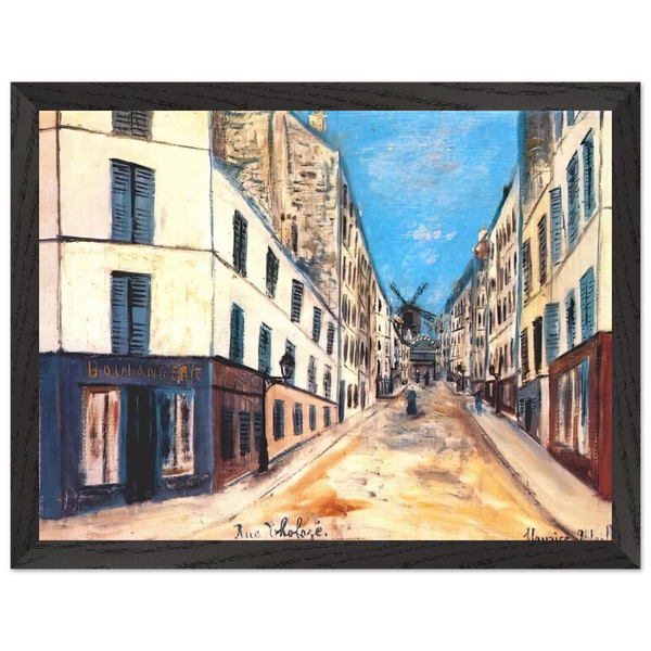 THOLOZE STREET by Maurice Utrillo — Framed art print at Zephyeer