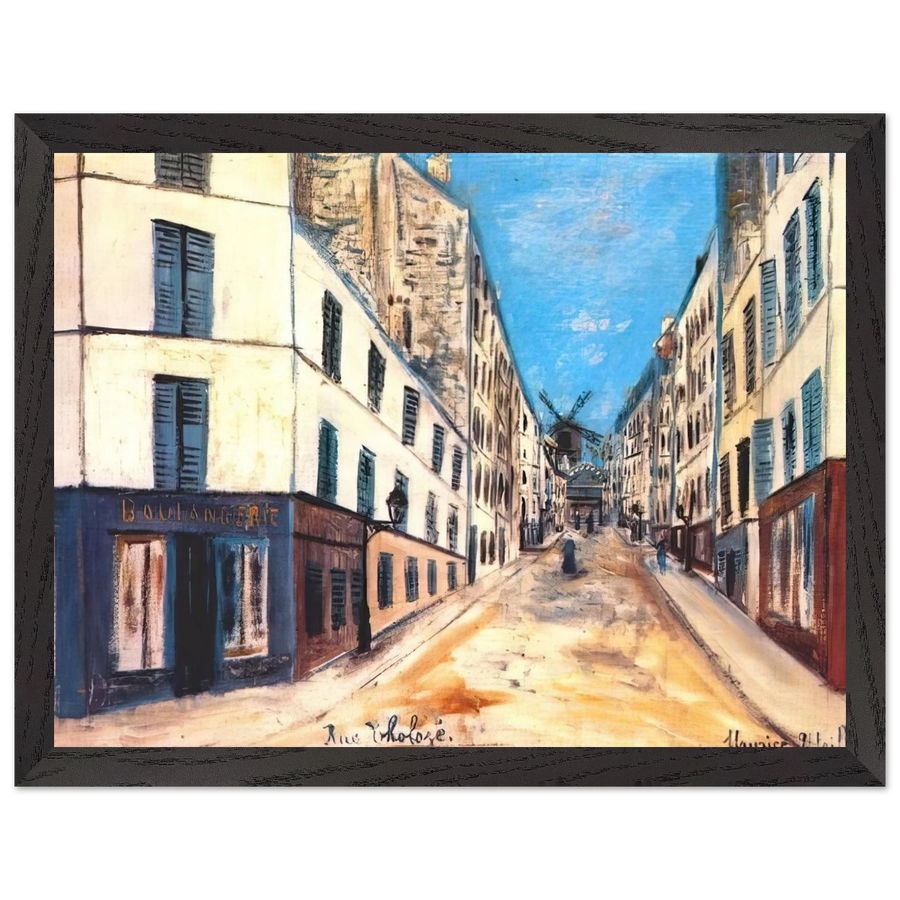 THOLOZE STREET by Maurice Utrillo — Framed art print at Zephyeer