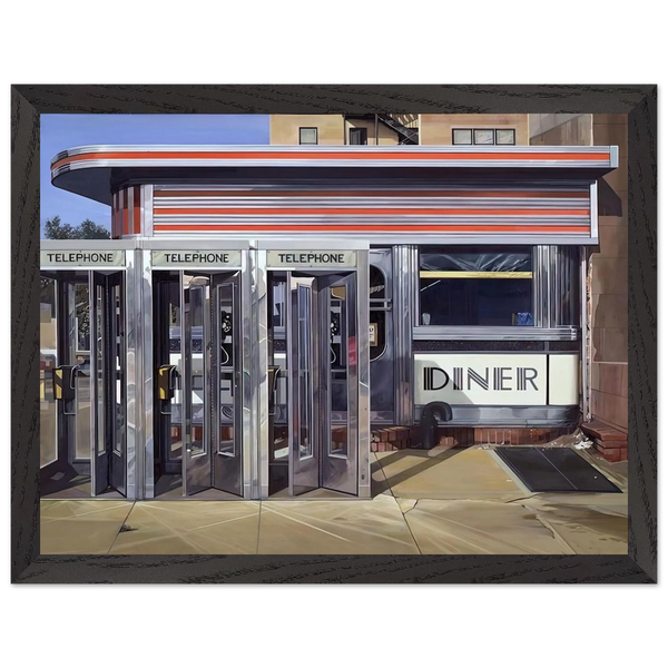 DINER 1971 by Richard Estes — Framed art print at Zephyeer
