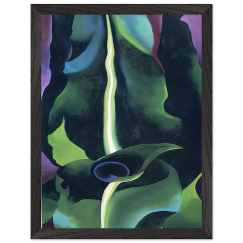 Corn, Dark I by Georgia O'Keeffe — Framed art print at Zephyeer