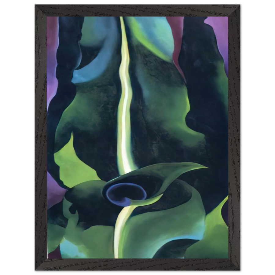 Corn, Dark I by Georgia O'Keeffe — Framed art print at Zephyeer