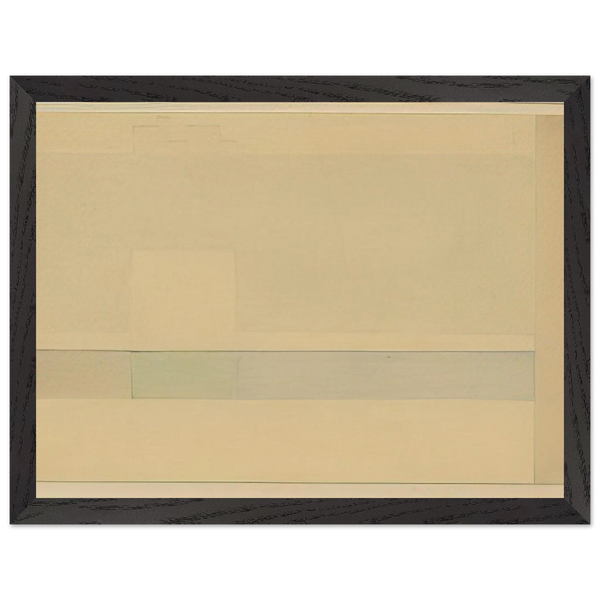 Ha nevicato - 1957 by Antonio Calderara — Framed art print at Zephyeer
