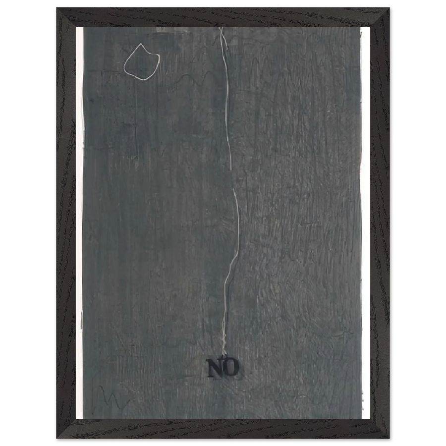 NO 1969 by Jasper Johns — Framed art print at Zephyeer