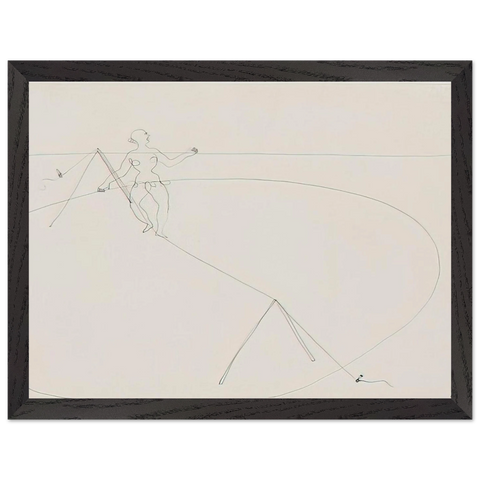 TIGHTROPE WALKER 1932 by Alexander Calder — Framed art print at Zephyeer