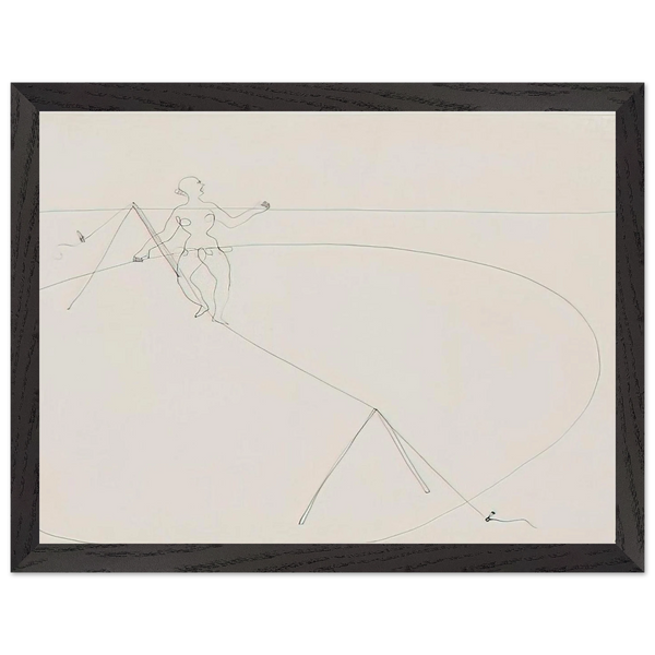 TIGHTROPE WALKER 1932 by Alexander Calder — Framed art print at Zephyeer
