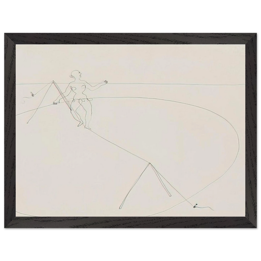 TIGHTROPE WALKER 1932 by Alexander Calder — Framed art print at Zephyeer