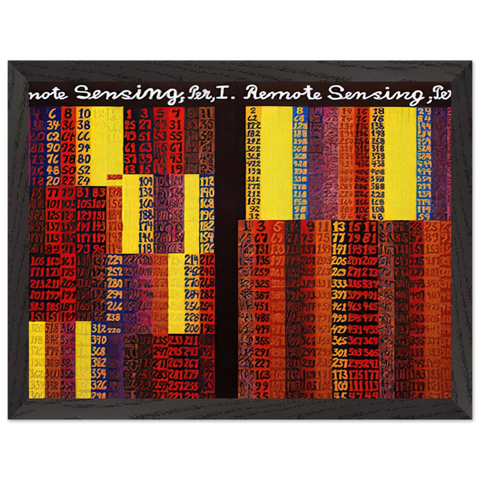 Remote Sensing, Per I  II - 1979 by Alfred Jensen — Framed art print at Zephyeer