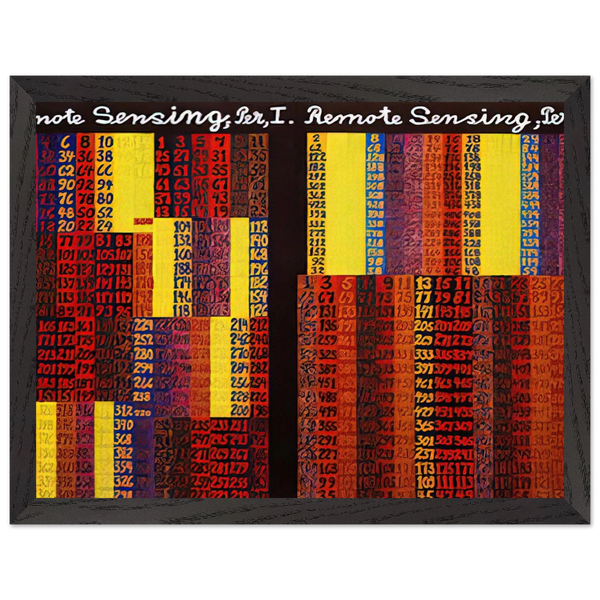 Remote Sensing, Per I  II - 1979 by Alfred Jensen — Framed art print at Zephyeer