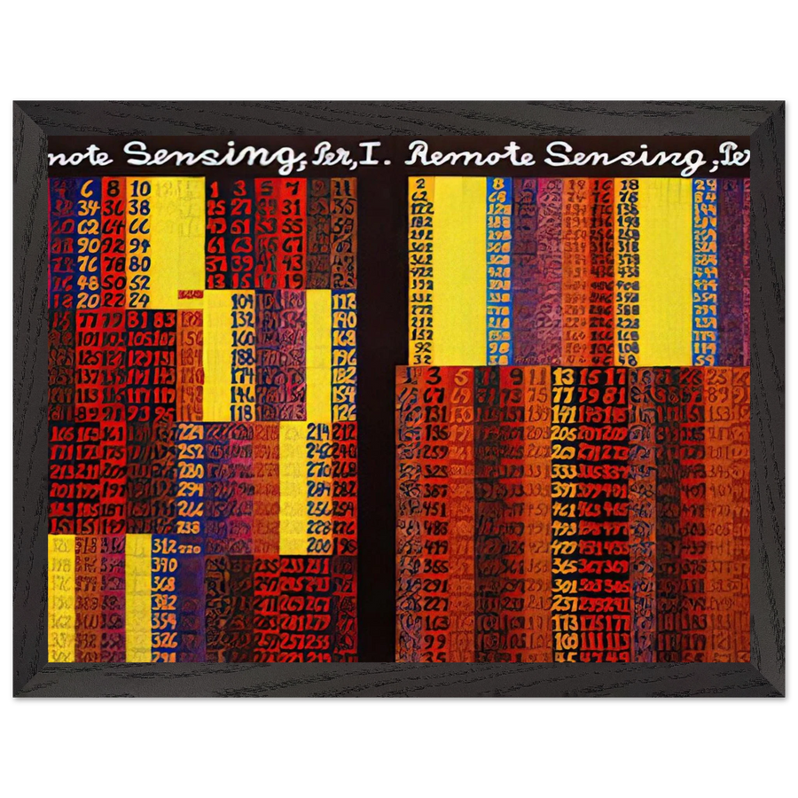 Remote Sensing, Per I  II - 1979 by Alfred Jensen — Framed art print at Zephyeer