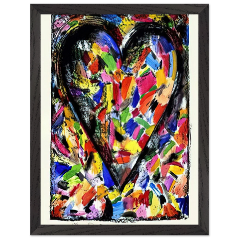 CONFETTI HEART 1985 by Jim Dine — Framed art print at Zephyeer