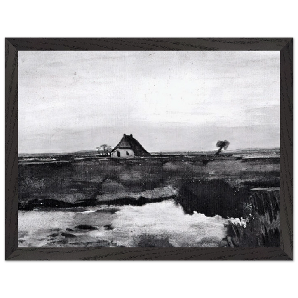 Landscape with a Farm by Vincent van Gogh — Framed art print at Zephyeer
